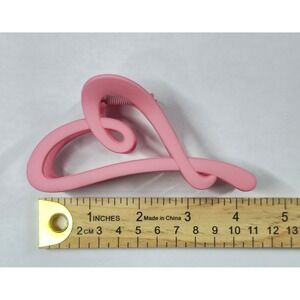 Pink Heart Claw Clip Hair Accessories Valentine's Day NEW